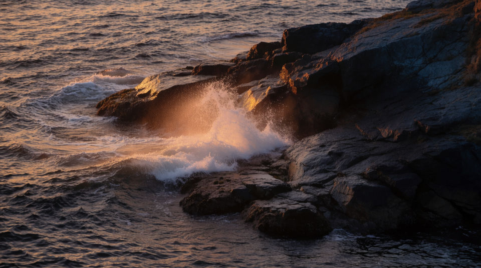 Punctuate a cut to the coast