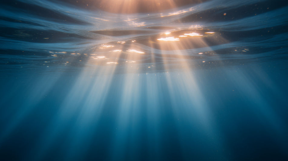 Let distant song hold an underwater shot
