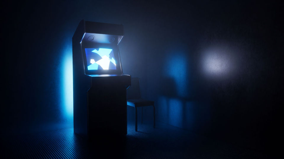 A quiet room that should feel like a busy arcade