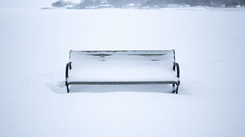 When a snowbound scene has nobody talking