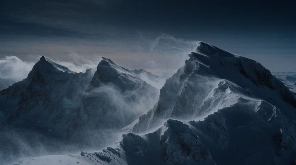 A mountain pass at the worst hour of night