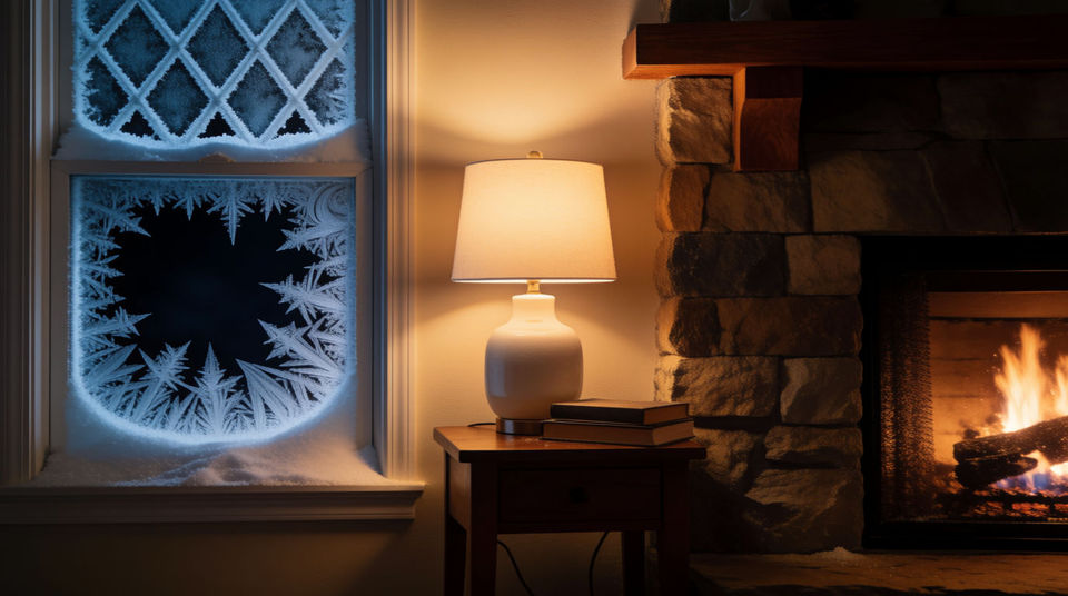 Make it sound worse outside than the window shows