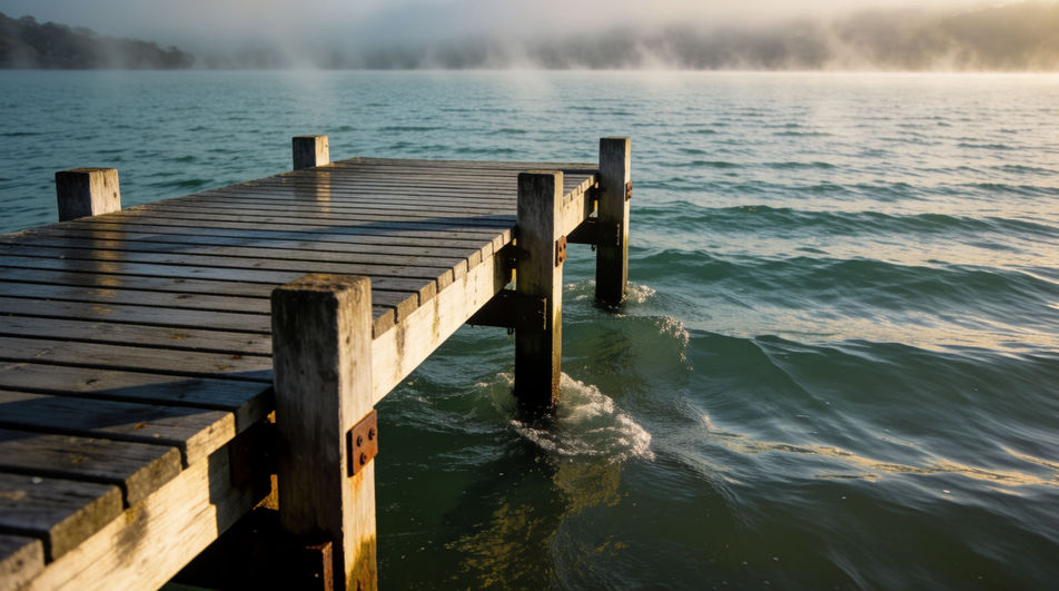 Someone arriving before you cut to the dock