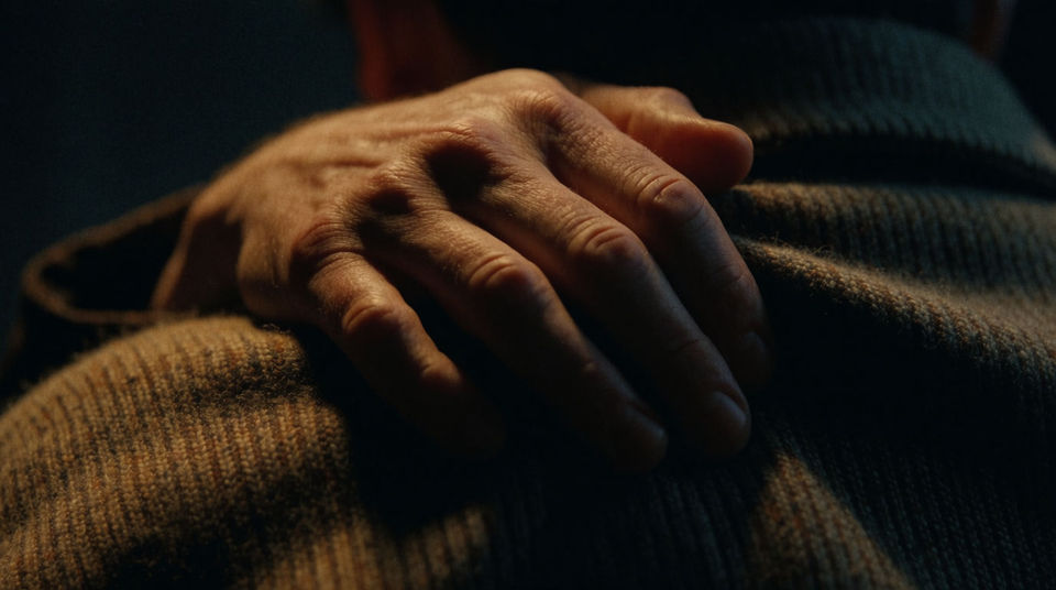 When two characters touch and nobody speaks