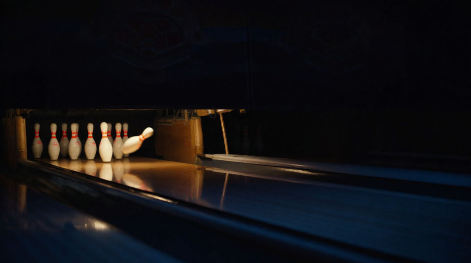 The game happening past the edge of frame