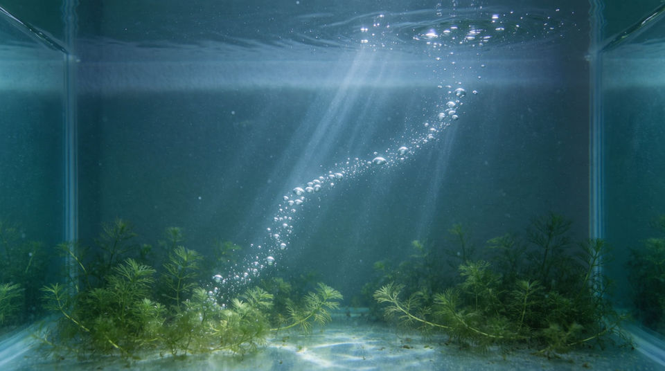 When a still underwater shot needs air