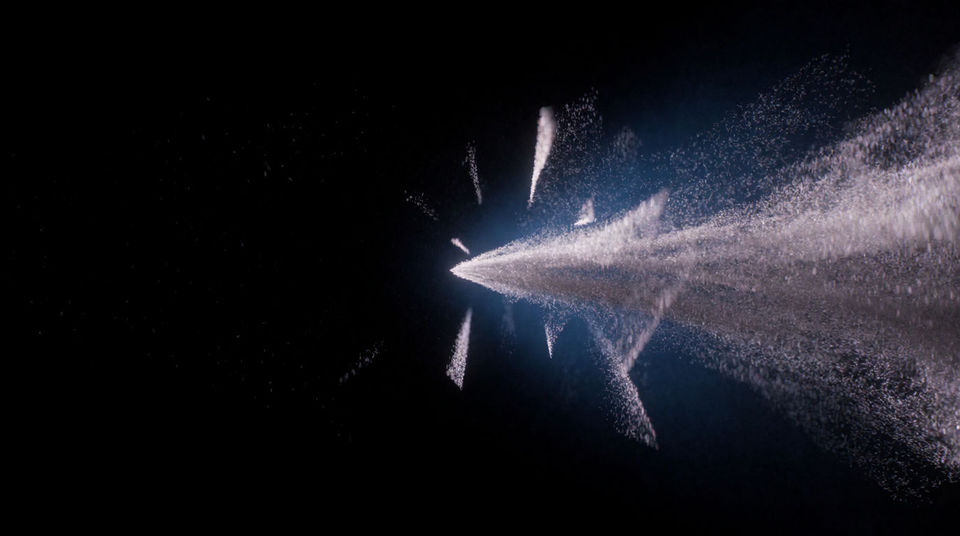 The thing charging up off-screen