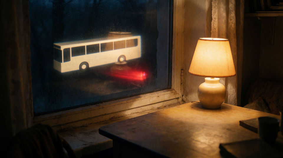 The bus she just missed