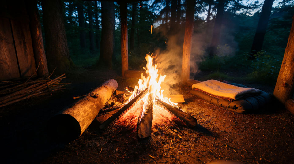 Make a clearing feel like it's after dark