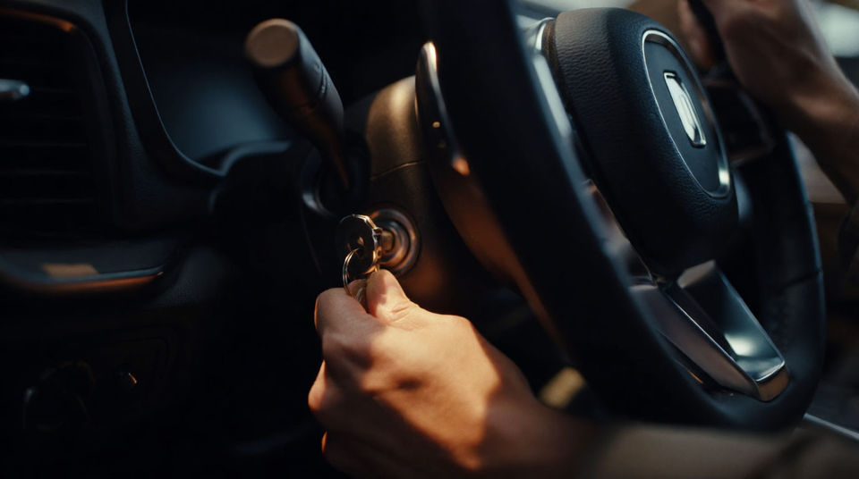 The turn of the key that starts the story