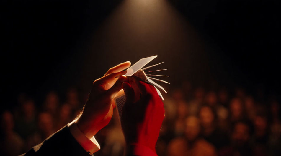 The riffle that opens the hand