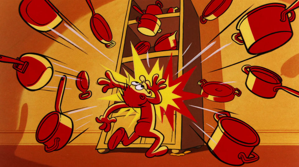 The exact frame everything falls over