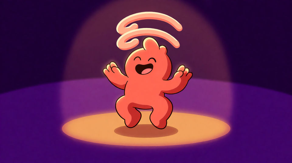 When a hop happens with no music under it