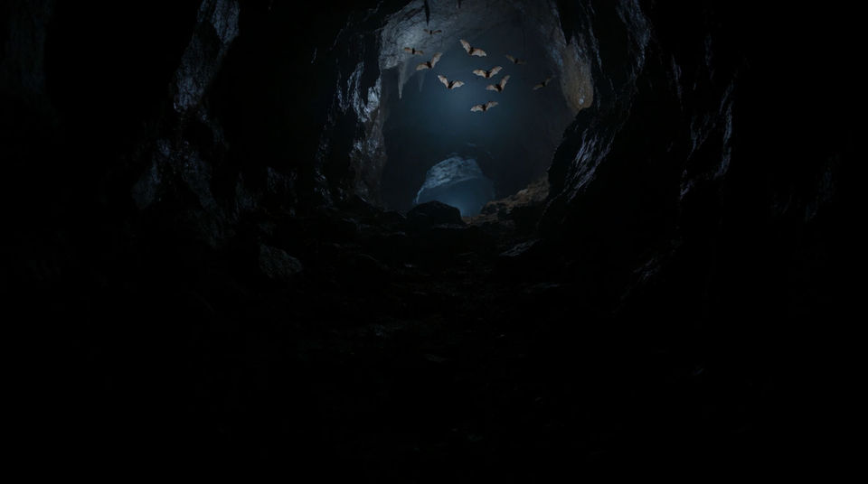 Something moving deeper in the tunnel