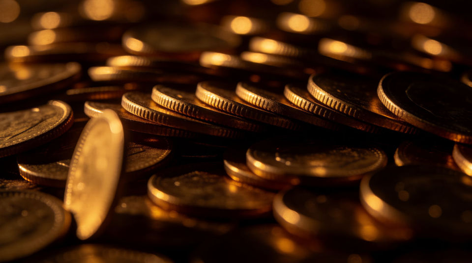 The clink of a treasure room