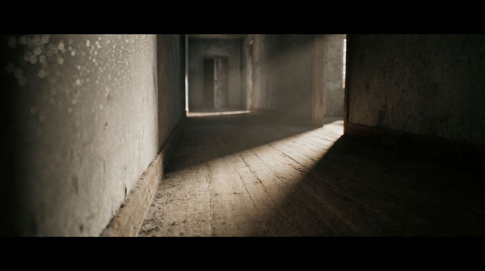 When a hallway shot has no sound yet