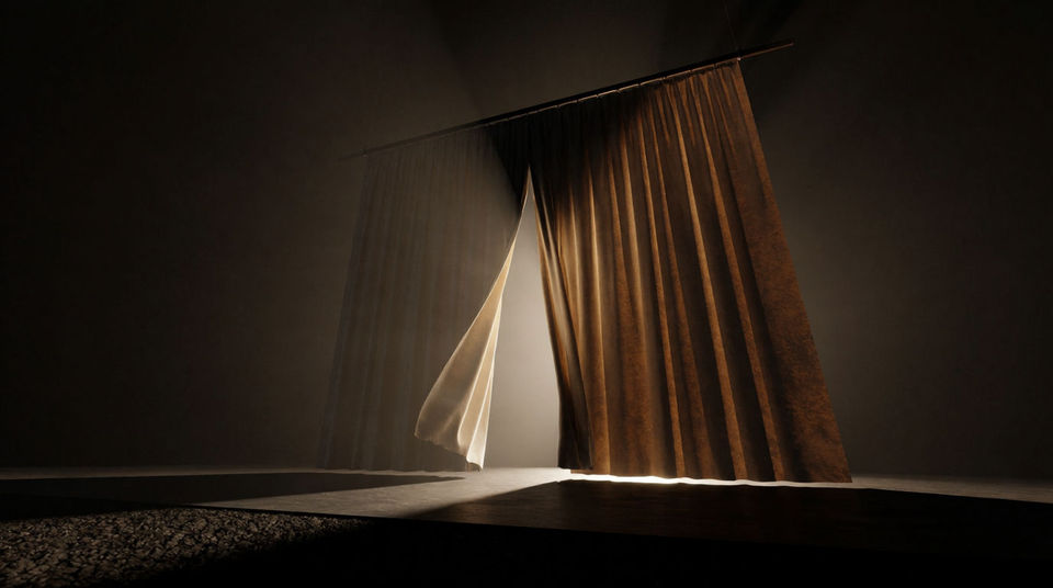 The moment the light hits the room