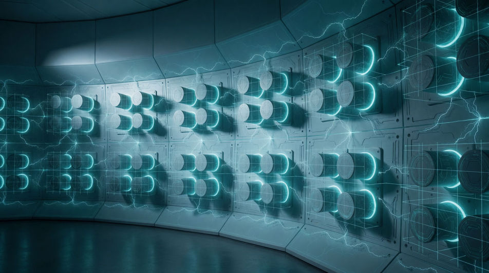 A machine room that clearly has too much voltage