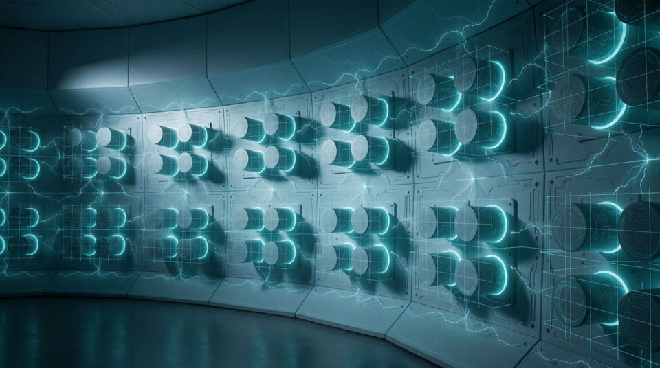 A machine room that clearly has too much voltage