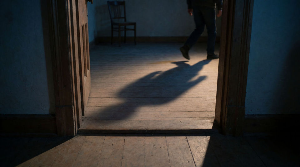 A second person on the floor above