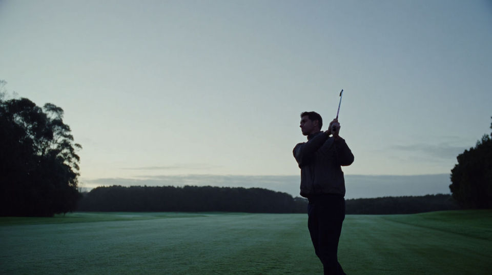 When the commentary drops away before a putt