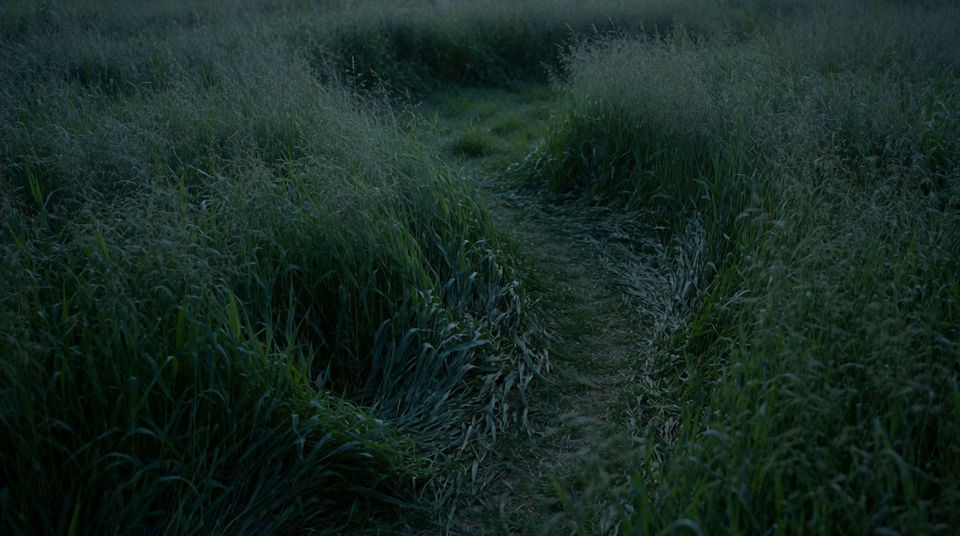 Something crossing the field towards you