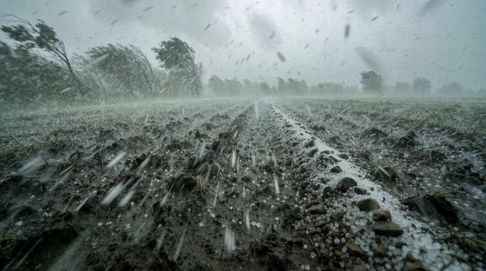 A storm that arrived out of nowhere
