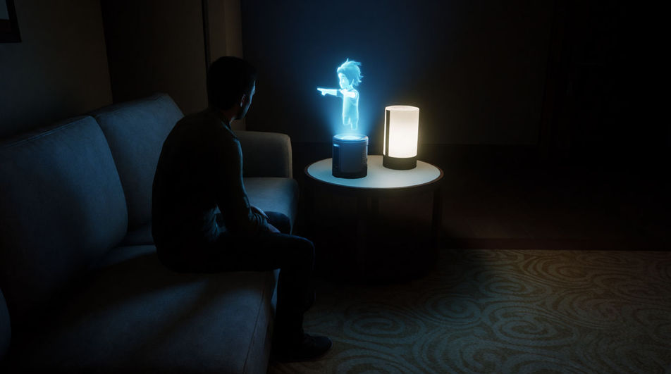 Bring a projection to life on cue