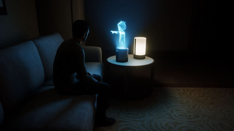 Bring a projection to life on cue