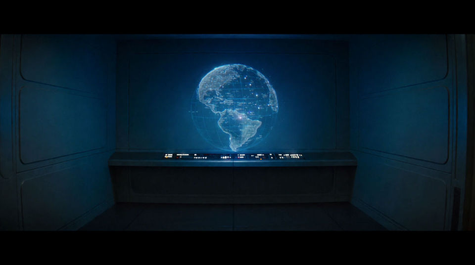 When the table display is the only thing on screen