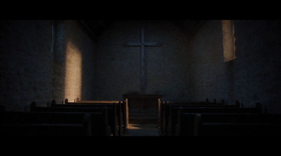 The hush of an empty chapel at night