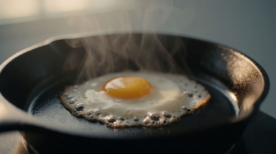A cooking shot with no usable audio