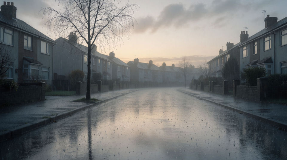 A grey afternoon, indoors