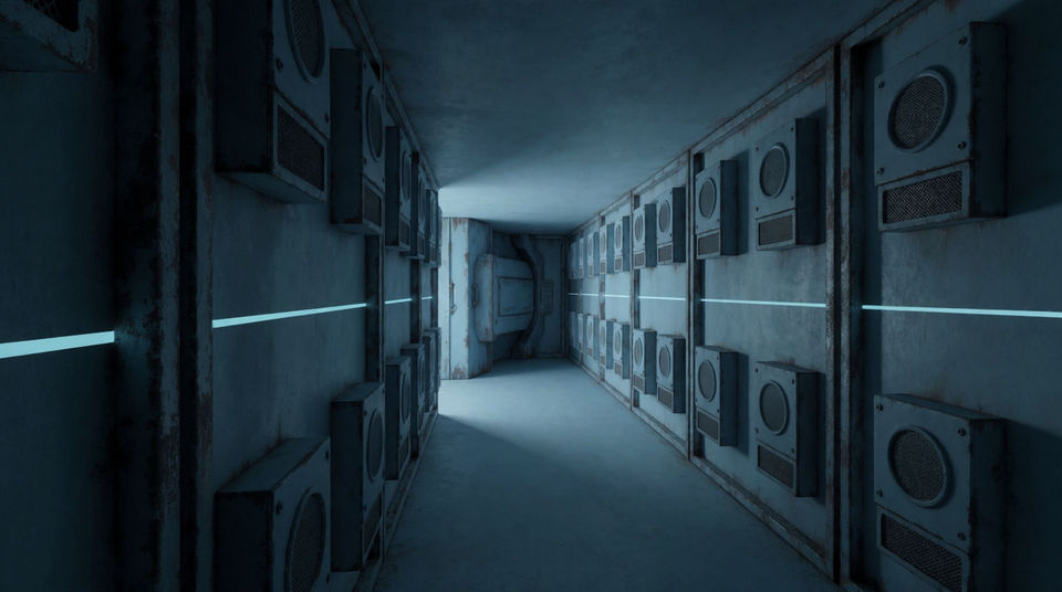 A ship's corridor, three hundred years from now