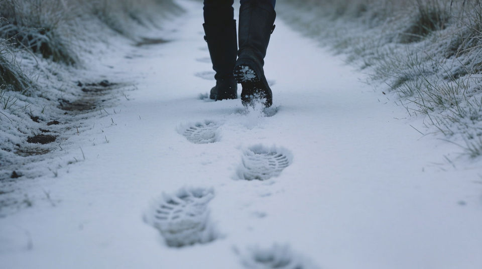 When a wordless walk needs something under it