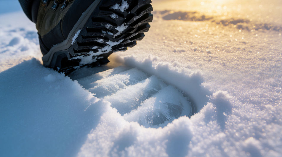 Deep snow, no wind, nobody around