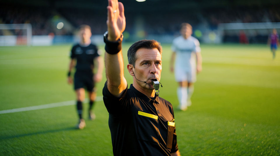 Land the whistle on the foul
