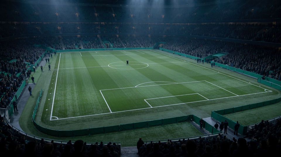 When the shot lingers on an empty pitch
