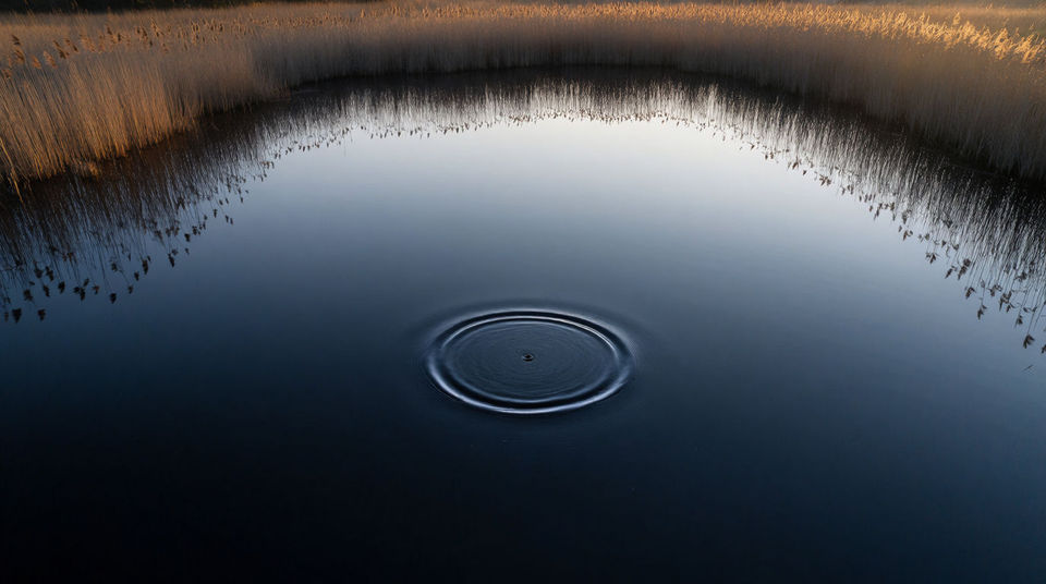 The splash that stops a conversation