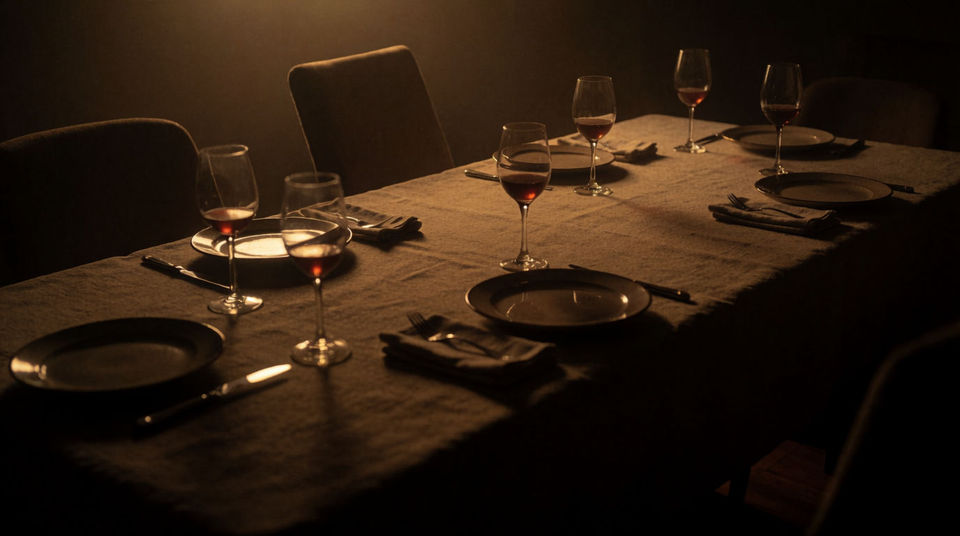 When the table goes quiet and nobody speaks