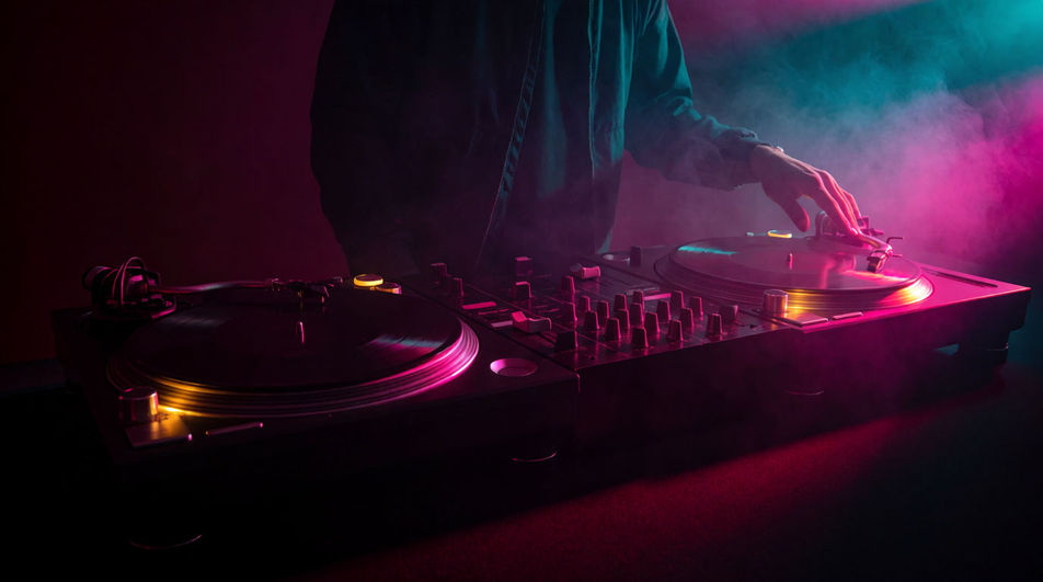 Turntables and DJ culture in one sound