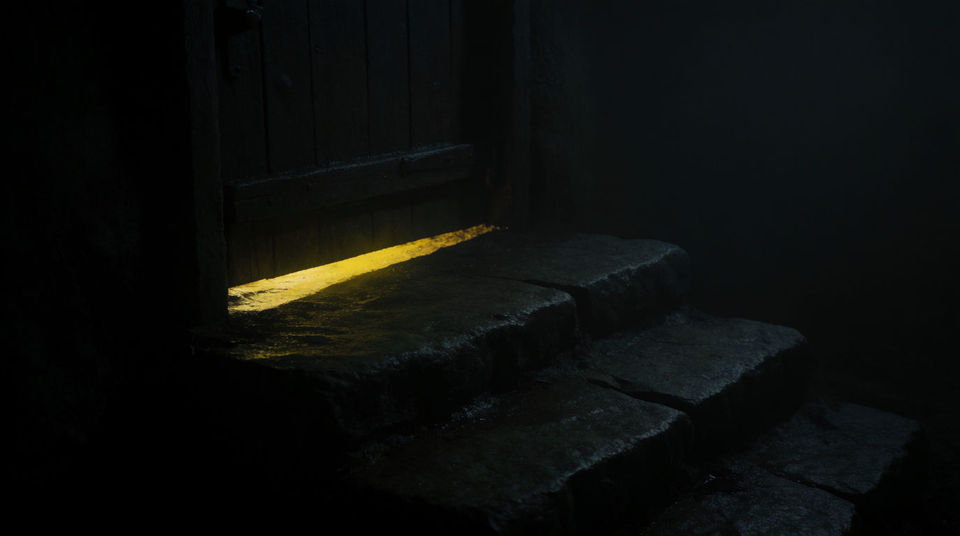 Keep the undead just past the door