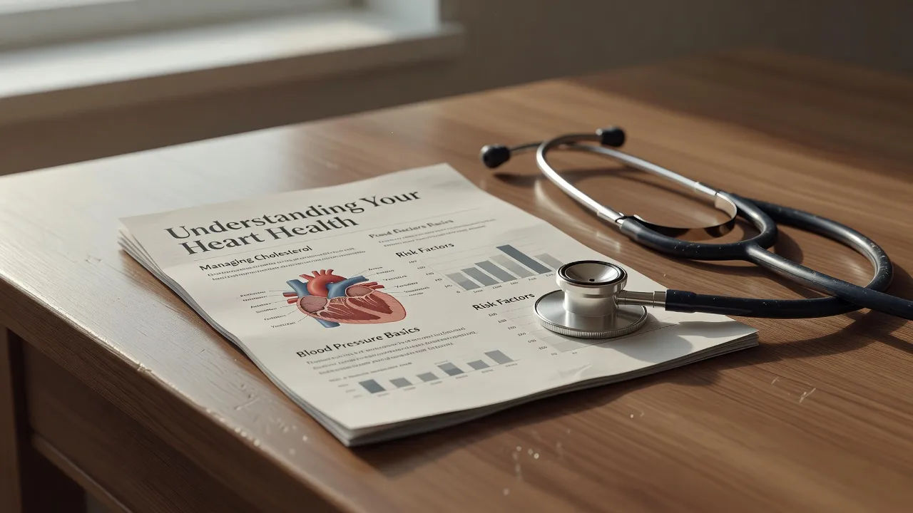 Patient leaflet and a stethoscope