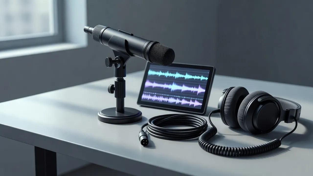 Product beat of a documentary rig on a table