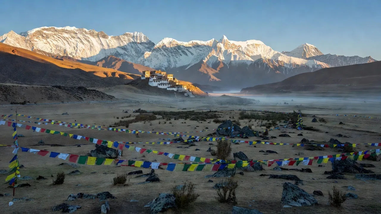 Himalayan travel film narrated in Standard Tibetan