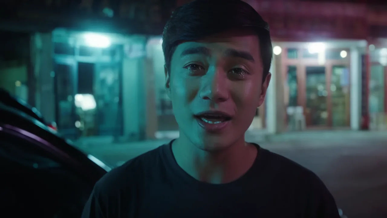 Toronto character speaking to camera on a downtown street