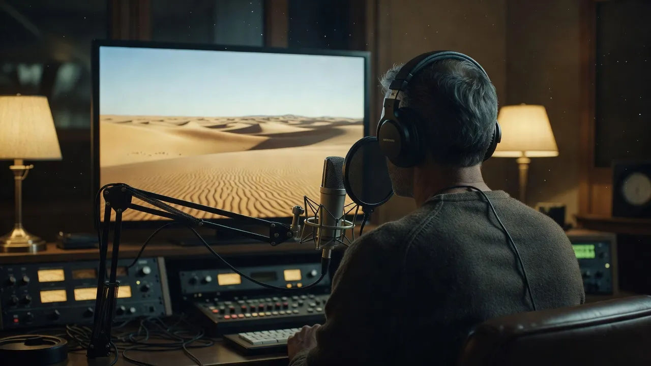 Documentary segment voiced in formal Modern Standard Arabic