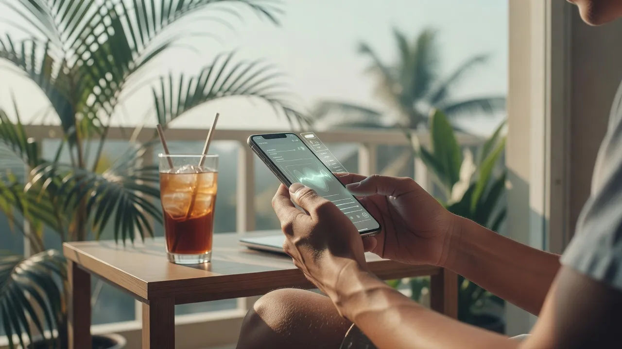 Creator editing a Californian voice prompt on a phone