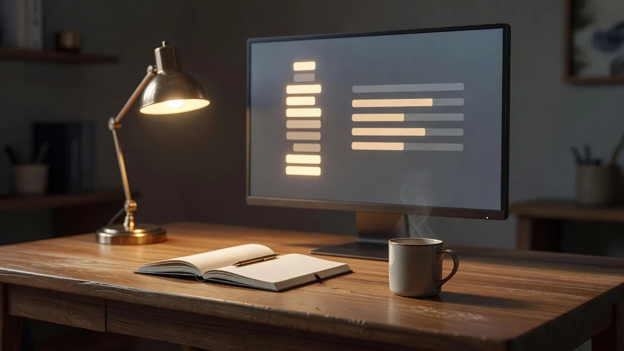 Workspace showing a script queue and narration settings