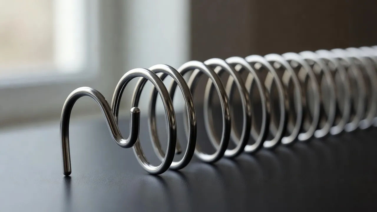 Short hook flowing into a tight repeating loop waveform